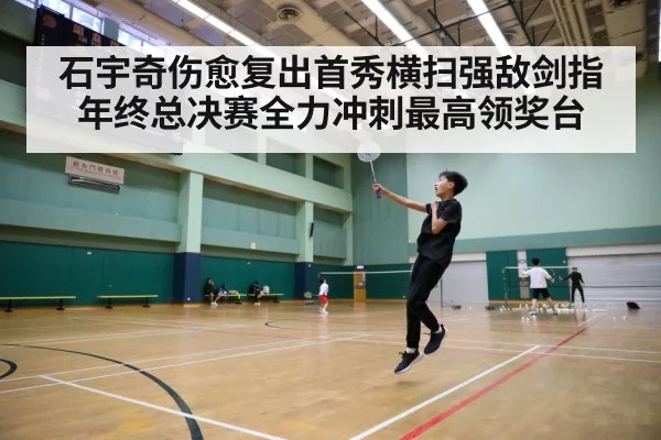 badminton court action
